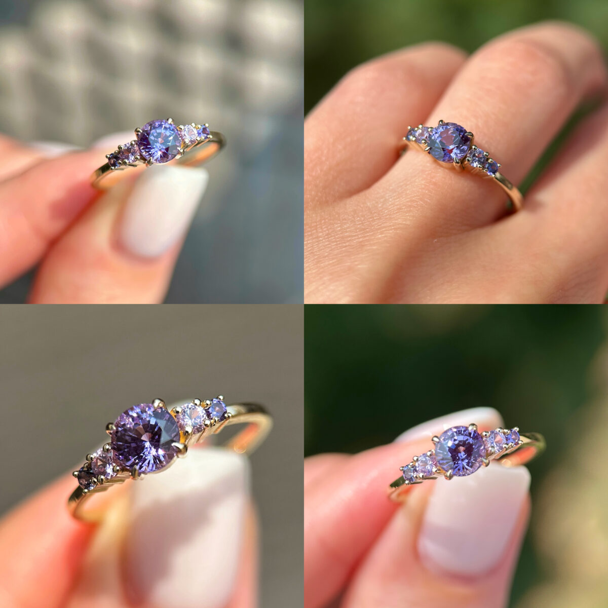 14K Gold and Sapphire Ring - Image 8