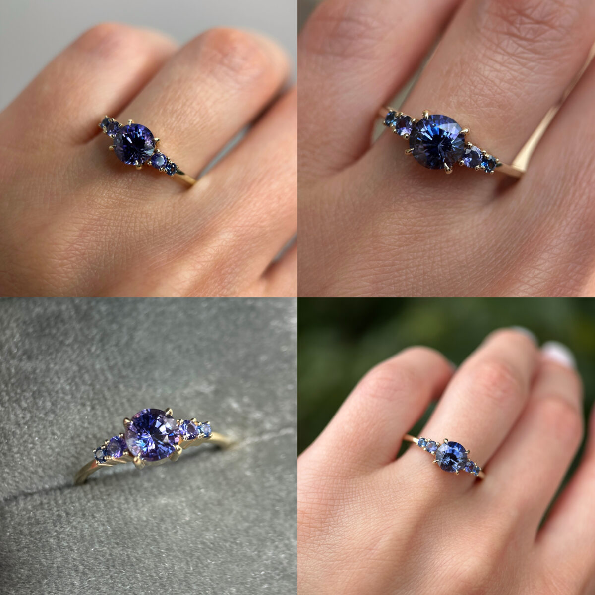 14K Gold and Sapphire Ring - Image 7